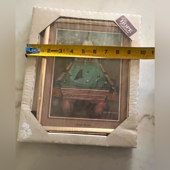 Gary Patterson "Pool Shark" 1980 Pool Wall Print Plaque 8x10 Vintage Sealed - Picture 9 of 9